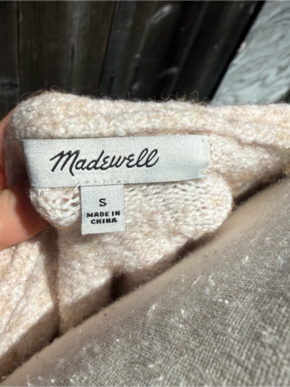 Madewell Wedged V-Neck Striped Sweater - Picture 4 of 8
